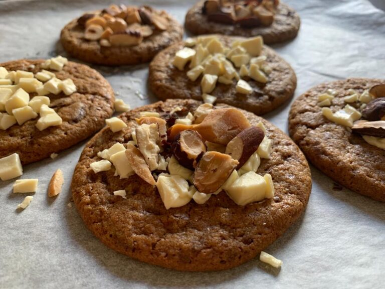 Gateau de voyage - Cookies chocolat blanc amandes